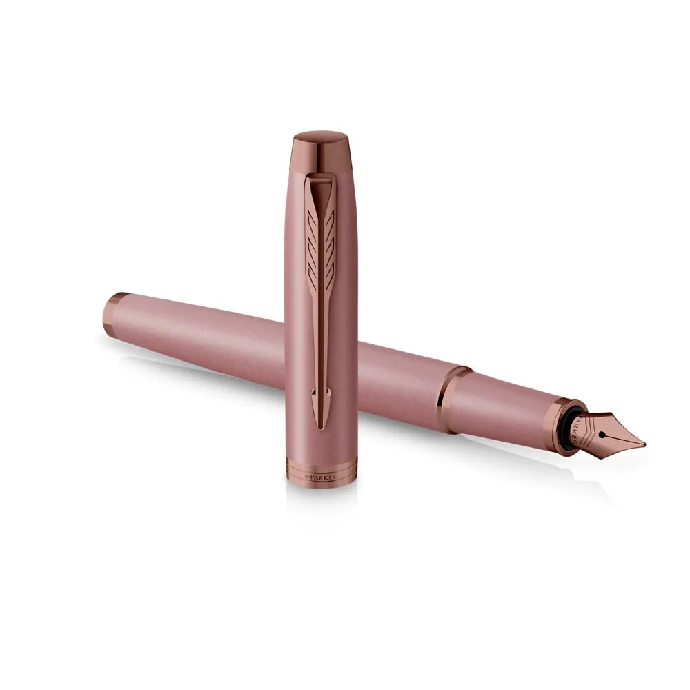 PARKER 派克 新IM金屬系列 柔光粉 鋼筆 F尖