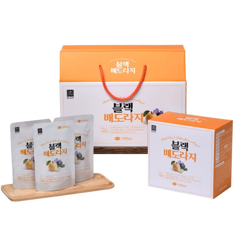 金蔘 GINSENG 高麗黑蔘水梨桔梗汁_80 ml*30 入