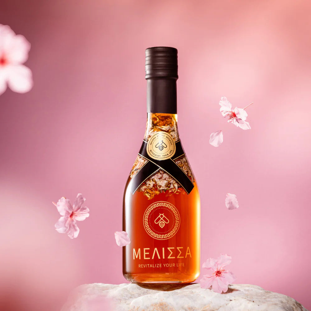 Melissa 蜂蜜 - 玫瑰櫻花2入禮盒 (含皇后玫瑰花瓣&日本八重櫻花蜂蜜)
