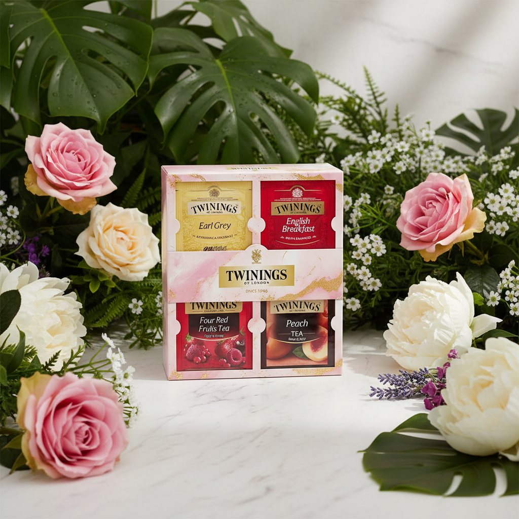 TWININGS 唐寧 唐寧茶 沁夏綜合口味組 共32入(皇家伯爵/英倫早餐/香甜蜜桃/四紅果茶)