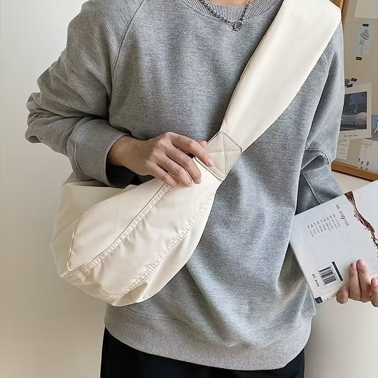 創意小物館 休閒風牛角斜背包