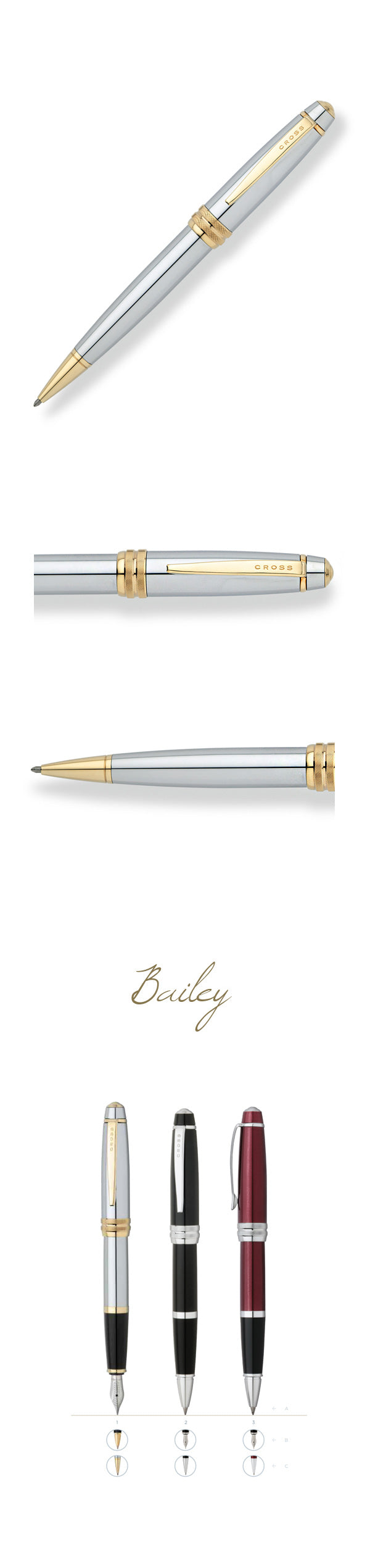 CROSS Bailey 金鉻原子筆