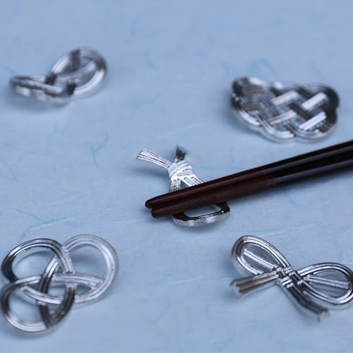 能作 純錫日式結繩筷架組 (五入)