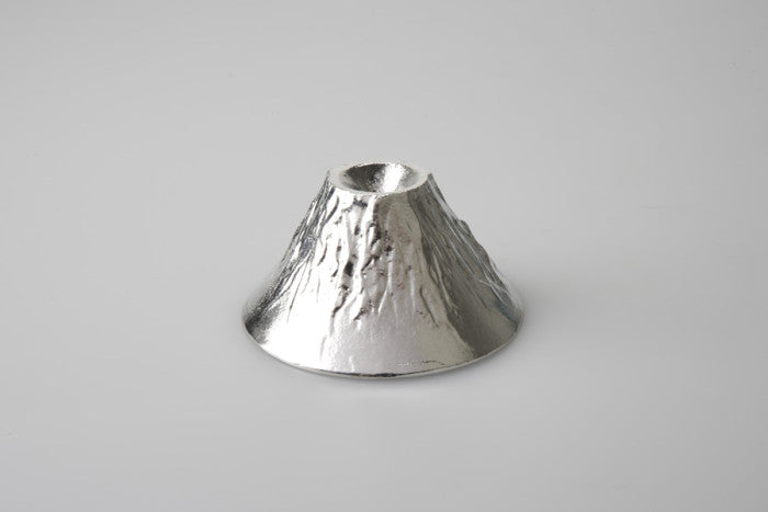 能作 純錫富士山造型杯