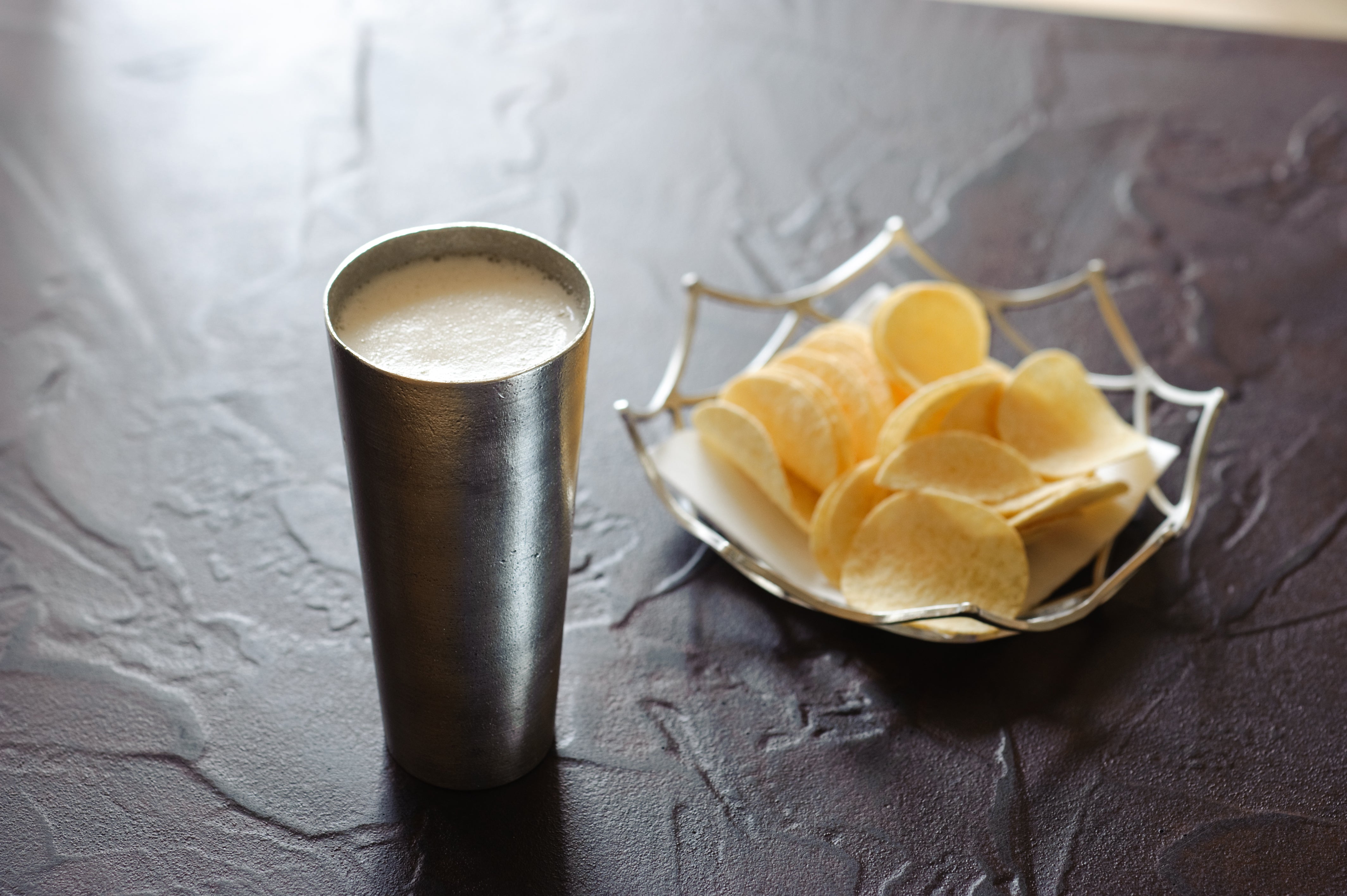 能作 純錫啤酒杯 L