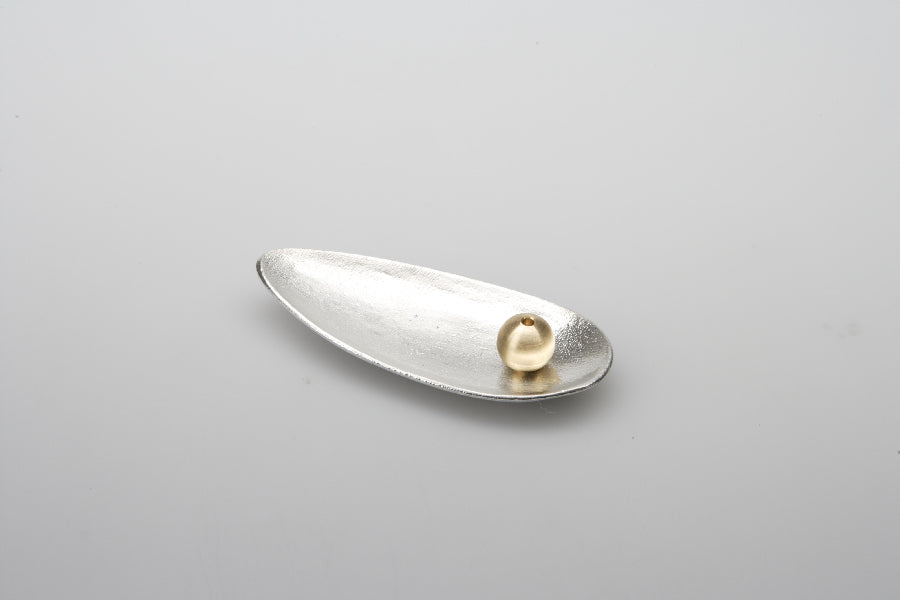 能作 竹葉薰香盤