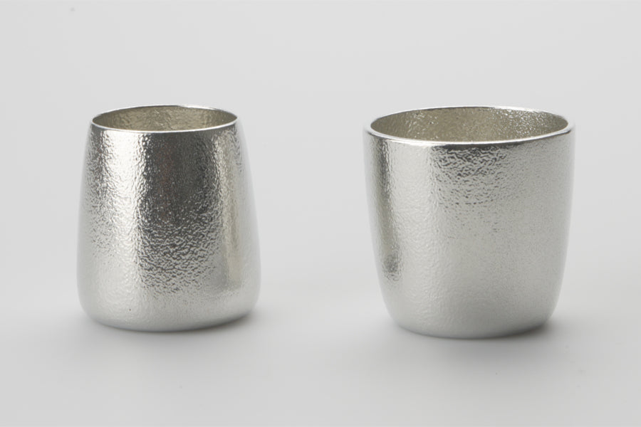 能作 純錫隨身對杯