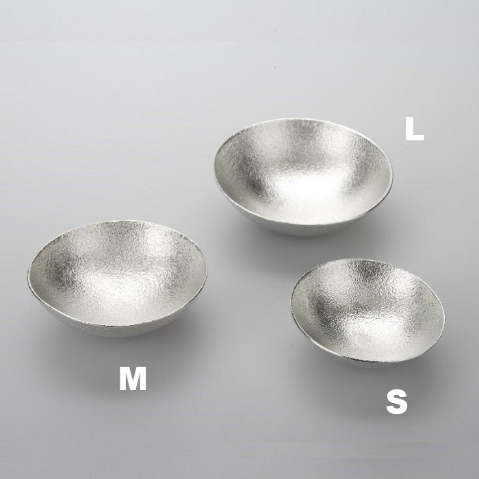 日本 能作 純錫圓滿醬碟 - S