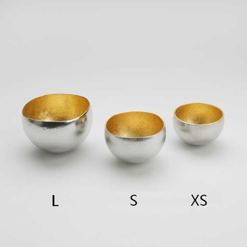 日本能作 金箔圓滿搖曳杯 - XS