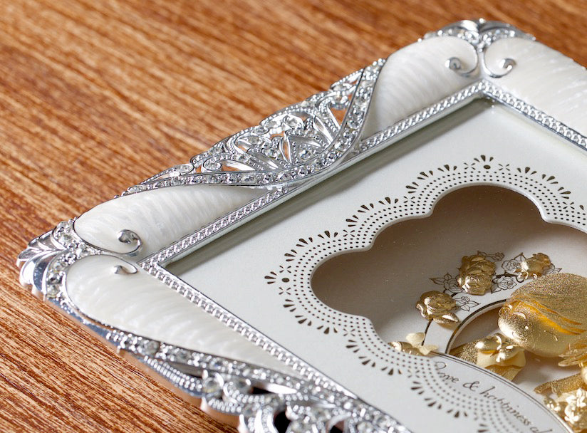 凱馨 世紀婚禮 Yes, I do.黃金箔 王子與公主的幸福起點 (珍珠框小) (附保證書、提袋)