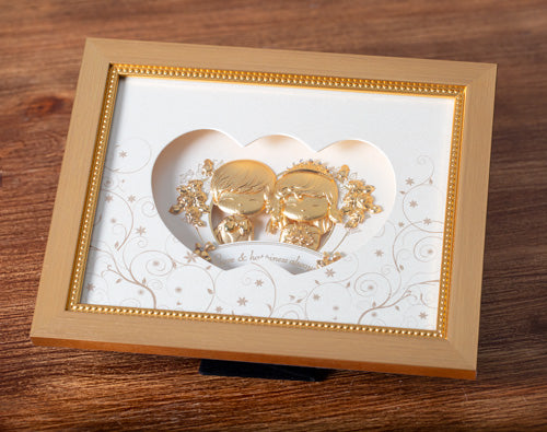 凱馨 世紀婚禮 Yes, I do.黃金箔 王子與公主的幸福起點 (白色西式) (附保證書、提袋)