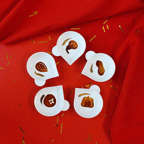 集瓷 cocera 鼠兒吱吱 醬油碟五入組