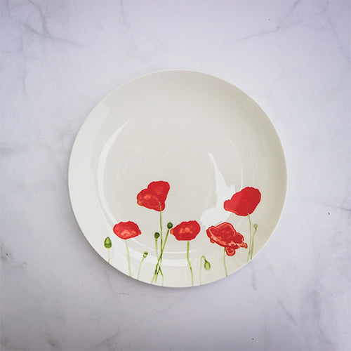 款式圖-癮-罌粟花8吋盤(2入)