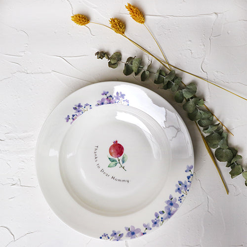 款式圖-繁花8吋骨瓷湯盤