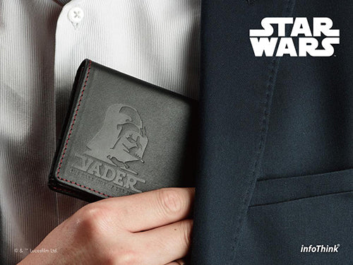InfoThink 星際大戰黑武士經典皮革名片夾USB 32GB
