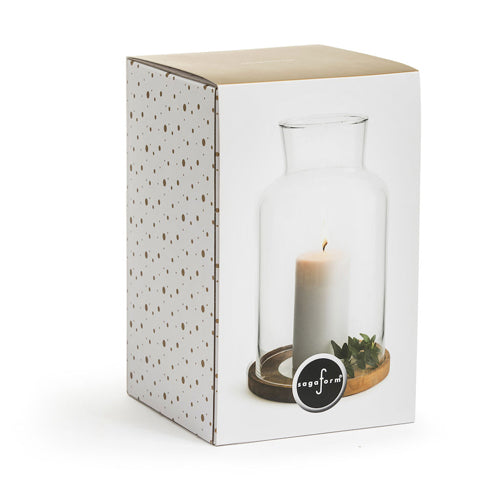 瑞典 Sagaform Nature 橡木燭座-附蠟燭