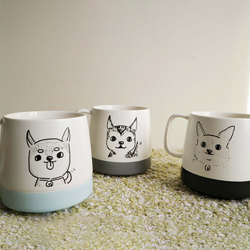 款式圖-挑款不挑色汪汪磨砂杯