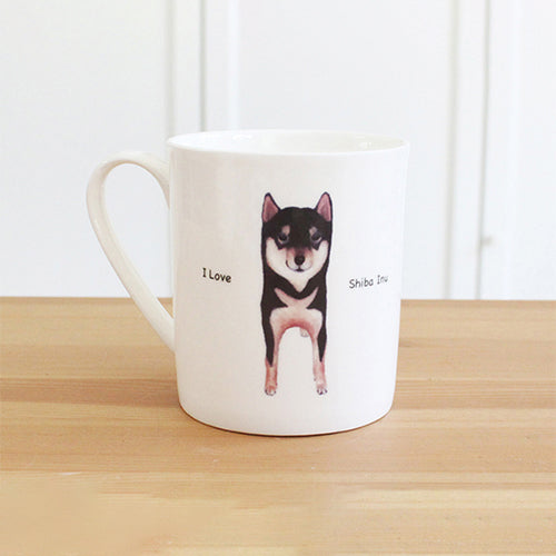 款式圖-骨瓷馬克杯可愛小黑柴