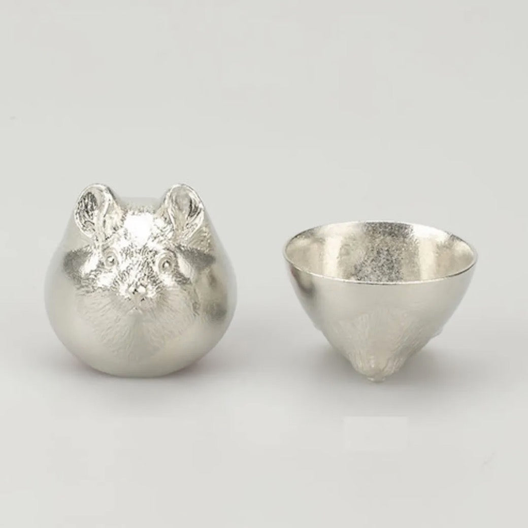 日本 能作 錫十二生肖造型杯組