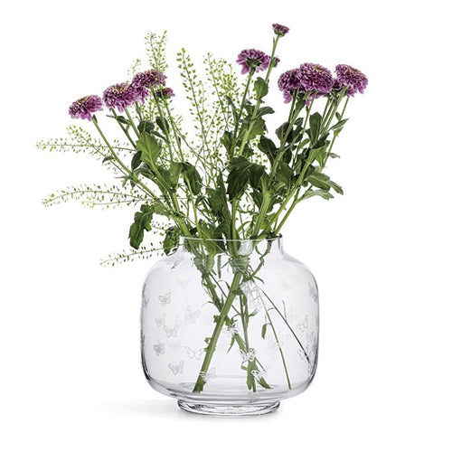 瑞典 Sagaform【SEA Glasbruk】花舞蝶飛花器