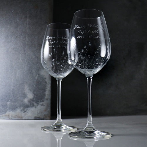 MSA【手工雕刻】(一對價)465cc【祕密花園婚禮專用對杯】德國SPIEGELAU Salute鉑金級水晶對杯-GA2173