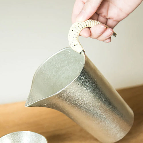 日本 能作 暖酒壺 - L