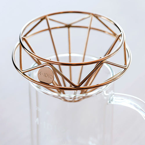 A-IDIO 鑽石咖啡濾杯(鈦金版)