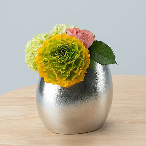 日本 能作 繭形花瓶-L