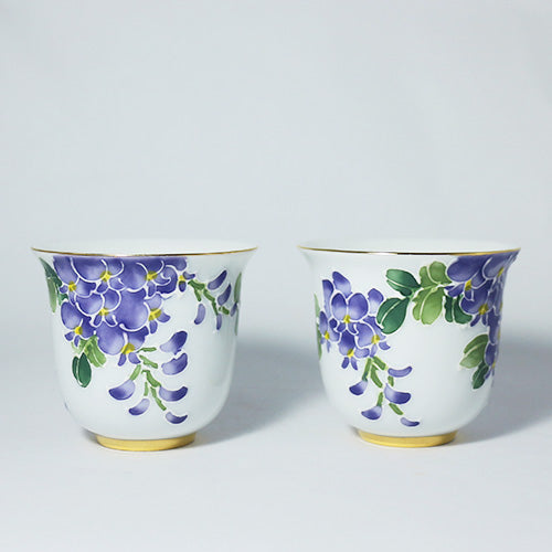 辰鼎窯 紫藤小品茶對杯