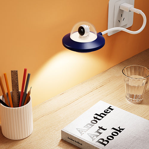 創意小物館 太空人揮手感應飛碟小夜燈