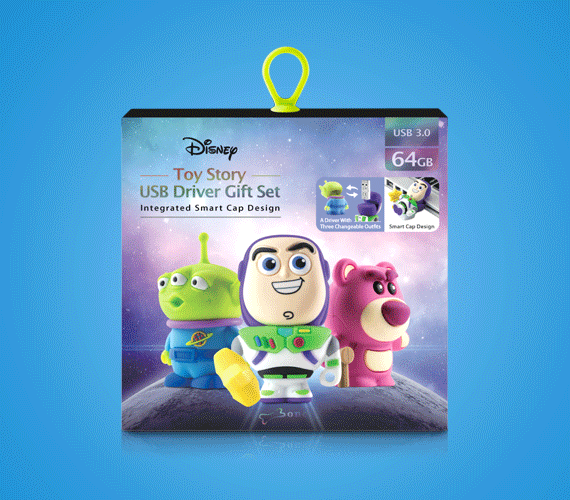 Bone 玩具總動員造型隨身碟禮物組