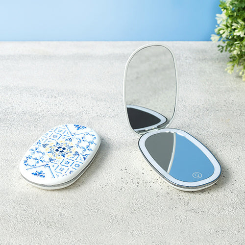 InfoThink 花磚系列LED補光美妝鏡