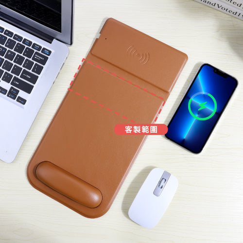 10W無線快充手機支架滑鼠墊