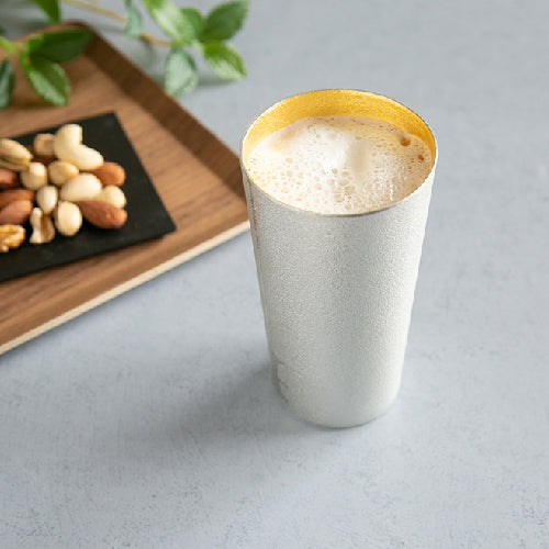 日本 能作 金箔經典純錫杯