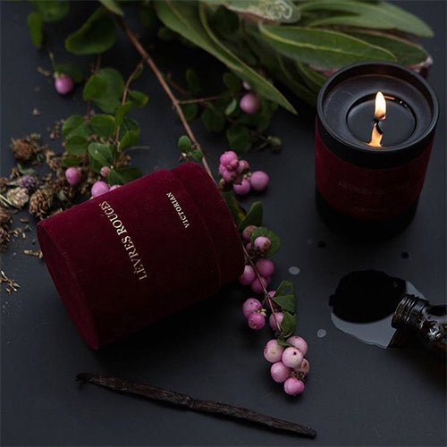 瑞典 VICTORIAN Velvet Lèvres Rouges 香氛蠟燭 麝香與香草
