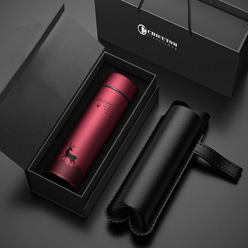 創意小物館 溫顯麋鹿保溫杯禮盒組