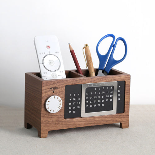 創意小物館 萬年曆桌面收納筆筒