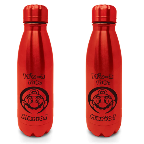 Pyramid International【任天堂】超級瑪利歐 可樂瓶金屬水壺