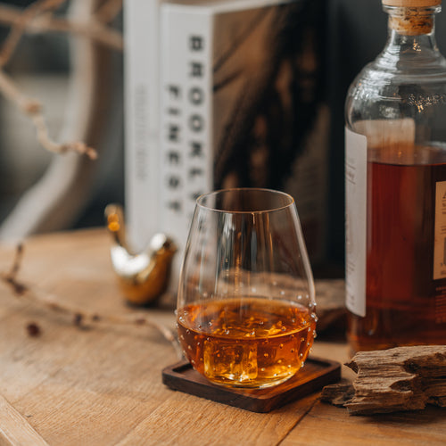 奧地利GRANDI 天秤座水鑽平底杯 兩入組