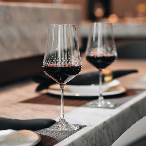 奧地利GRANDI 仙女座水鑽紅酒杯 兩入組