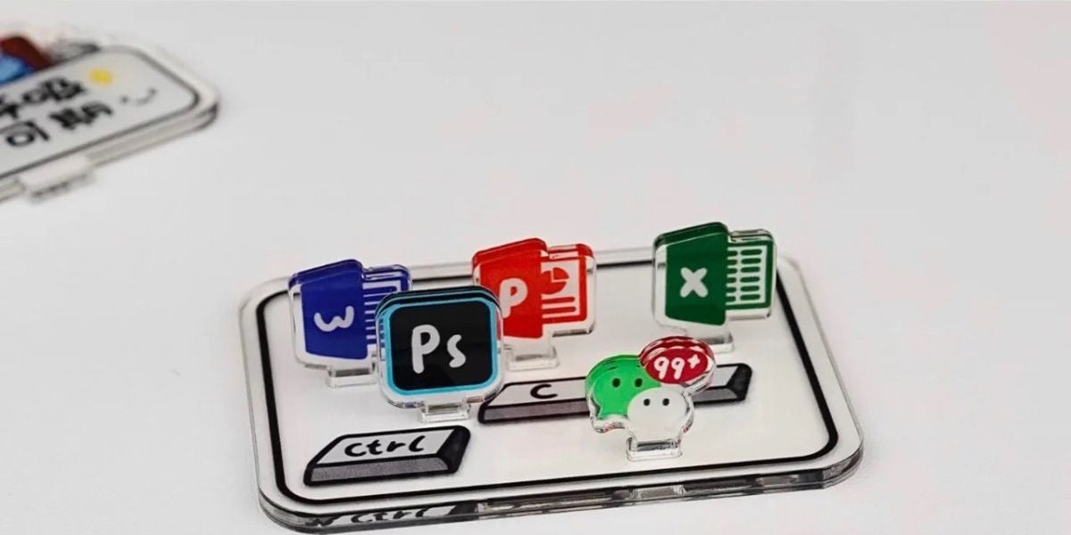 創意小物館 打工人壓克力桌面擺飾