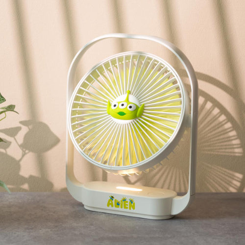 InfoThink 靜音LED夜燈多功能充電風扇