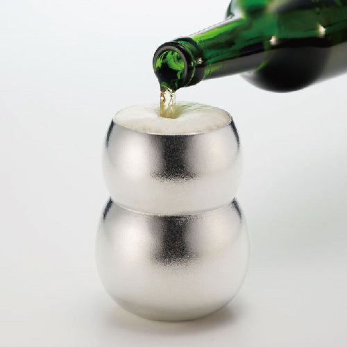 日本 能作 双圓啤酒杯