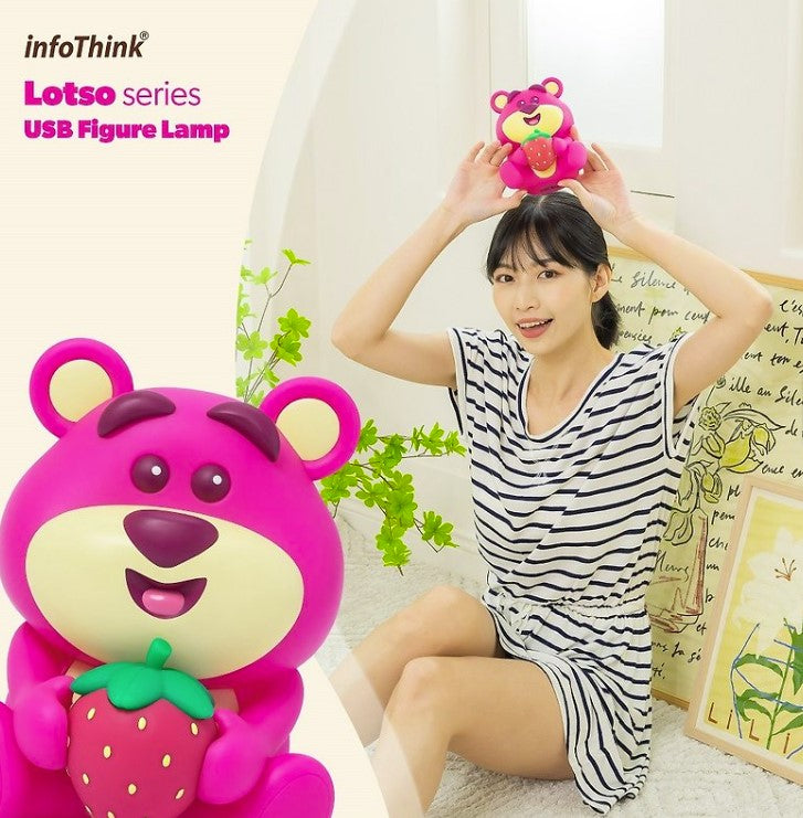 InfoThink 粉紅爆擊 熊抱哥系列公仔造型拍拍燈