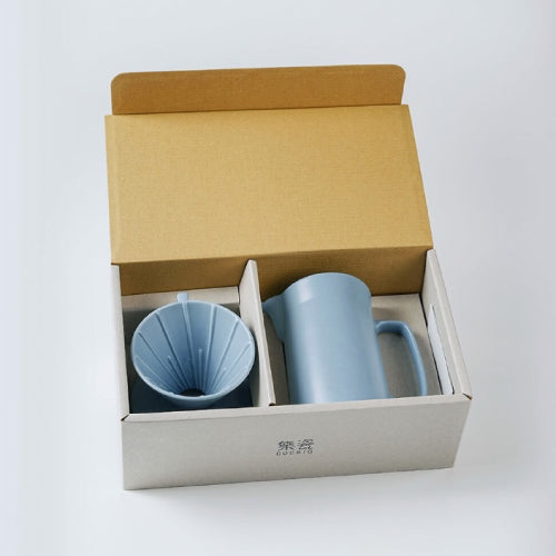 集瓷 cocera 咖啡事 Intuit 直覺有把濾杯咖啡壺禮盒