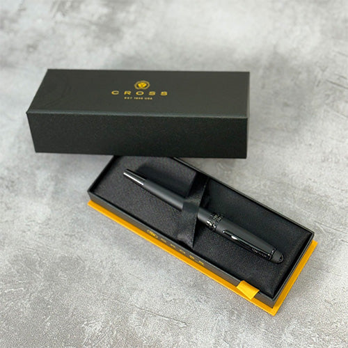 款式圖-啞光黑鋼珠筆