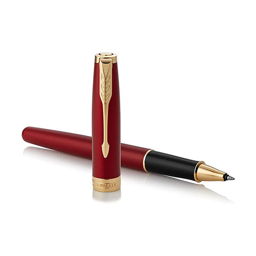 美國 PARKER 卓爾系列 寶石紅金夾 鋼珠筆