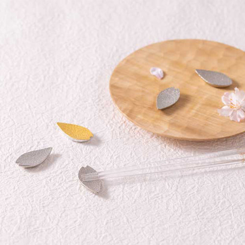 日本 能作 一抹霞光櫻花筷架 - 5入