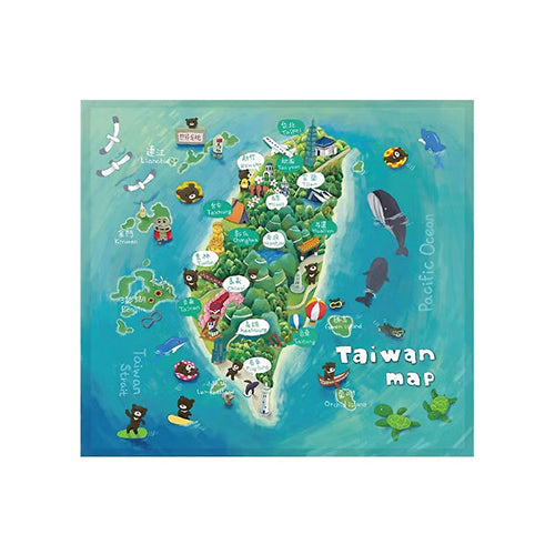 款式圖-台灣島-四面環海