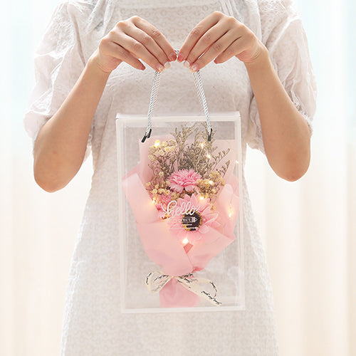 創意小物館 浪漫仿真花束燈串禮盒